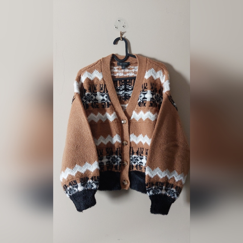 ANN TAYLOR Cardigan Sweater. Sz Med